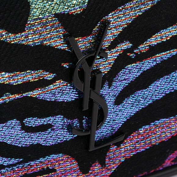 Auth Saint Laurent Canvas Metallic #170158S10B - Picture 8 of 12